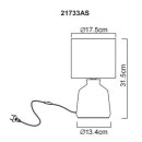Globo RELA 21733AS Tischlampe E14