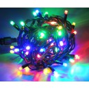 LED Weihnachtslichterkette mehrfarbig Länge 20 m, IP44 Innen- und Außenbereich