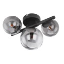 Globo 56133-3W LED-Deckenleuchte Riha 9x3W | 720lm | G9 | 3000K - schwarz, rauchfarben