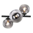 Globo 56133-3W LED-Deckenleuchte Riha 9x3W | 720lm | G9 | 3000K - schwarz, rauchfarben