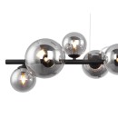 Globo 56133-9H LED-Deckenpendelleuchte Panda 9x3W | 720lm | 3000K - schwarz, rauchfarben