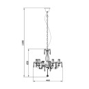 Zuma Line 003064-001622 Pendelleuchte MAGNOLIA E14