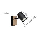 Globo 57911-1BW Spot-Wandleuchte ROBBY  GU10