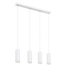 Globo 57911-4HW Pendelleuchte Robby 4x35W | GU10 - weiß