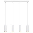 Globo 57911-4HW Pendelleuchte Robby 4x35W | GU10 - weiß