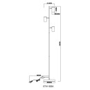 Globo 57911SSA Stehlampe ROBBY  GU10 | mit Schalter