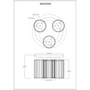 Globo RUN 60220346 Deckenleuchte E27
