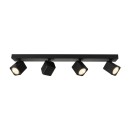 ITALUX SPL-31981-4B-BK Aveiro Deckenstrahler/Spot LED 20W/2000lm 4000K schwarz