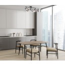 Italux SPL-5581-3-BK-SG Spot-Deckenleuchte Sardo | 3x40W E27