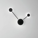 Luce Ambiente Design ETERE-PL2 NER LED Deckenleuchte ETERE | 10W integrierte LED-Quelle | schwarz