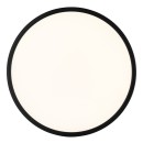 Globo 41562-24B LED-Deckenleuchte Sapana 1x18W | 2300lm | 3000K | IP44 - Schaltdimmer, Memory-Funktion, schwarz, opal