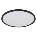 Globo 41562-24B LED-Deckenleuchte Sapana 1x18W | 1600lm | 3000K | IP44 - Schaltdimmer, Memory-Funktion, schwarz, opal