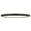 Globo 41562-24B LED-Deckenleuchte Sapana 1x18W | 1600lm | 3000K | IP44 - Schaltdimmer, Memory-Funktion, schwarz, opal