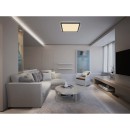Globo 41563-24B LED-Deckenleuchte Sapana 1x24W | 2300lm | 3000K - Schaltdimmer, Memory-Funktion, opal, schwarz