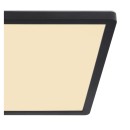 Globo 41563-24B LED-Deckenleuchte Sapana 1x24W | 2300lm | 3000K - Schaltdimmer, Memory-Funktion, opal, schwarz