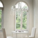 Ideal Lux 092751 Pendelleuchte 5x40W Sem | E14 - weiß