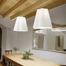 Ideal Lux 132204 Pendelleuchte Sesto 3x6W| E27 - weiß