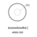Globo 48563-30S LED Deckenleuchte SHIRLEY  | 30W integrierte LED-Quelle | 1170lm | 2700-6500K