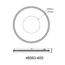 Globo 48563-40S LED Deckenleuchte SHIRLEY  | 40W integrierte LED-Quelle | 1500lm | 2700-6500K