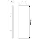 Globo 41751-12W LED-Wandleuchte Siegfried 1x12W | 700lm | 3000K - Schalter am Gehäuse, weiß
