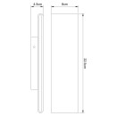 Globo 41751W-8 LED-Wandleuchte Siegfried 1x8W | 240lm | 3000K - Schalter am Gehäuse, braun