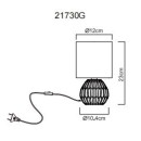 Globo SYLAS 21730G Tischlampe E14