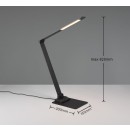 Trio T545310132 LED Tischlampe TRAVIS | 6,5W integrierte LED-Quelle | 650lm | 3000+4500+6500K