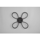 Trio T645610132 LED Deckenleuchte FLY | 22W integrierte LED-Quelle | 2600lm | 3000K