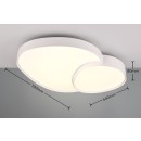 Trio T647519231 LED Deckenleuchte RISE | 45W integrierte LED-Quelle | 5300lm | 2700-6500K