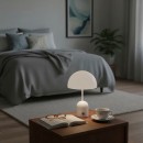 Italux TB-75839-GR LED Tischlampe Cantia | 2W integrierte LED-Quelle | 3000/6500K | mit Schalter | grau