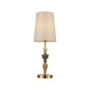 Italux TB-84678A-AB Tischlampe Moren E27