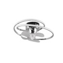 Trio Reality TR67252106 LED Ventilator mit Licht UMEA  | 38W integrierte LED-Quelle | 4400lm | 2700-6500K