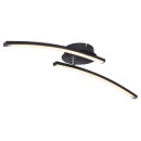 Globo 67129-12 LED-Bad-Deckenleuchte Tansy I 1x12W | 1000lm | 3000-4000-6000K | IP44 - regelbar, Memory-Funktion, stufenweise dimmbar, schwarz