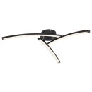 Globo 67129-18 LED-Bad-Deckenleuchte Tansy I 1x18W | 1500lm | 3000-4000-6000K | IP44 - regelbar, Memory-Funktion, stufenweise dimmbar, schwarz