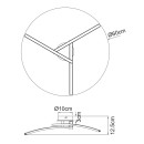Globo 67129-18 LED-Bad-Deckenleuchte Tansy I 1x18W | 1500lm | 3000-4000-6000K | IP44 - regelbar, Memory-Funktion, stufenweise dimmbar, schwarz