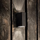 Ideal Lux 113807 Außenwandleuchte Tetris 2x15W| G9 | IP44 - grau