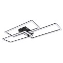 Globo 67247-58 LED-Deckenleuchte Tiny1x58W | 4300lm | 2700-6000K- fernbedienbar, dimmbar, Memory-Funktion, Nachtmodus, schwarz, opal
