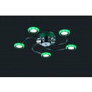 TRIO 624410506 Turner Deckenleuchte SMD 5x4W 400lm 3000K