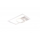 Trio R62182131 LED- Deckenleuchte Verso 1x24,5w | 3100lm | 4000k - einstellbar, 3-Phasen-Dimmen, mattweiß