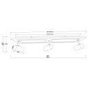 Globo 67306D1 LED Deckenleuchte ULLA  | 24W integrierte LED-Quelle | 1500lm | 3000K