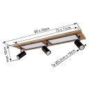 Globo 67306D1 LED Deckenleuchte ULLA  | 24W integrierte LED-Quelle | 1500lm | 3000K