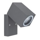 Globo 34164W Außenwandleuchte Veronika 1x35W | GU10 | IP44 - verstellbar, anthrazit