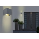 Globo 34168 LED-Außenwandleuchte Veronika 1x3W | 308lm | 3000K | IP54 - anthrazit