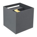 Globo 34168 LED-Außenwandleuchte Veronika 1x3W | 308lm | 3000K | IP54 - anthrazit