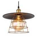 Globo 15086BH1 Pendel-Deckenleuchte Viejo 1x60W | E27 - schwarz, messing, gold