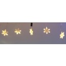 LED Schneeflocke, warmweiß