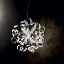 Ideal Lux 101 576 Deckenleuchte 3x40W Vortex Argento | E14 - silber
