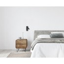 Italux 5906630853755 LED Spot-Wandleuchte Cali | 2.5W integrierte LED-Quelle | 3000K | mit Schalter | schwarz