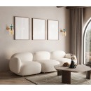 Italux WL-30263-1B-BRO-AMB Wandleuchte Busco E27