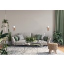 Italux WL-33574-1-WD Wandleuchte Filano | 5W G9 | braun | opal